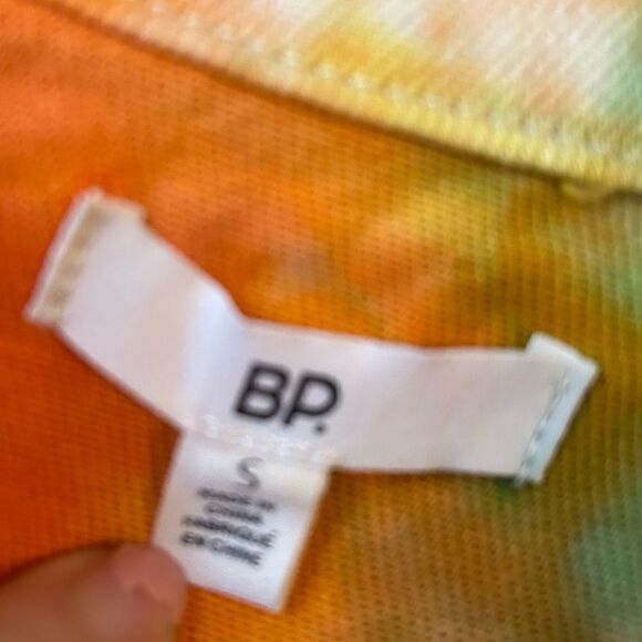 BP Nordstrom size small NWT orange multi tie dye jacket‎ - Picture 2 of 3